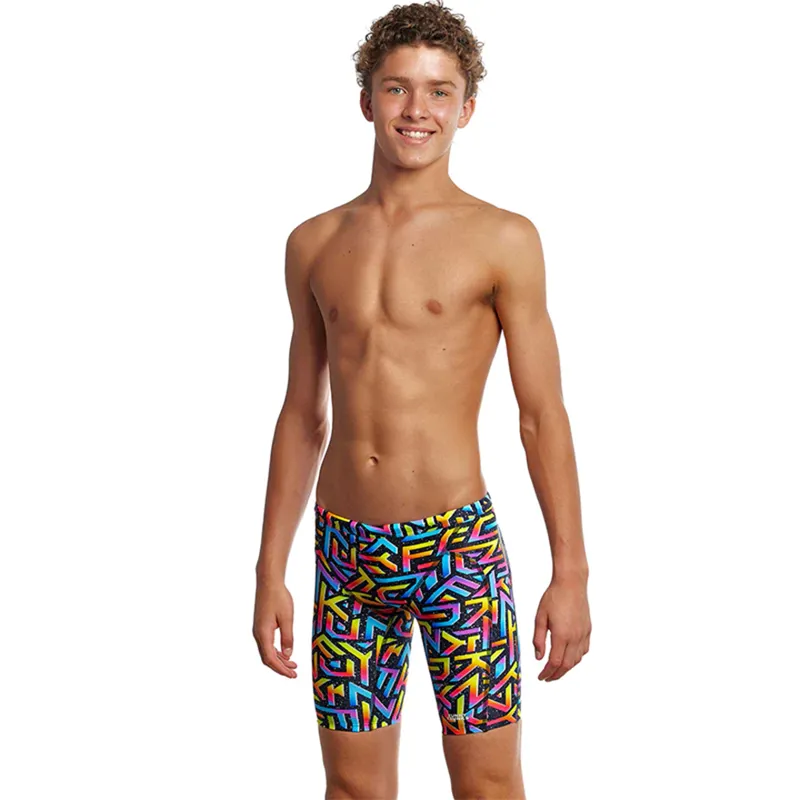 Funky Trunks Boy's Training Swim Jammers Brand Galaxy-2